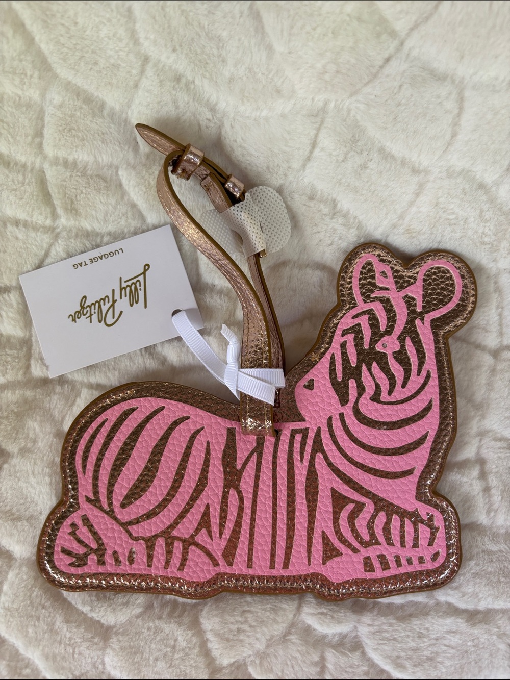 Lilly Pulitzer Zebra Luggage Tag - Picture 2 of 8